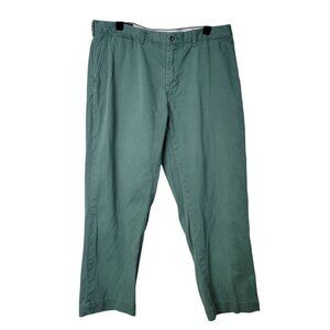 Polo Ralph Lauren 100% Cotton Men's Sage Green Preston Pant Size 38 x 30